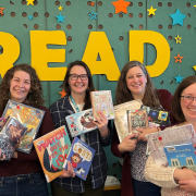 YS Staff with favorite books