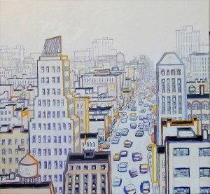 City in White