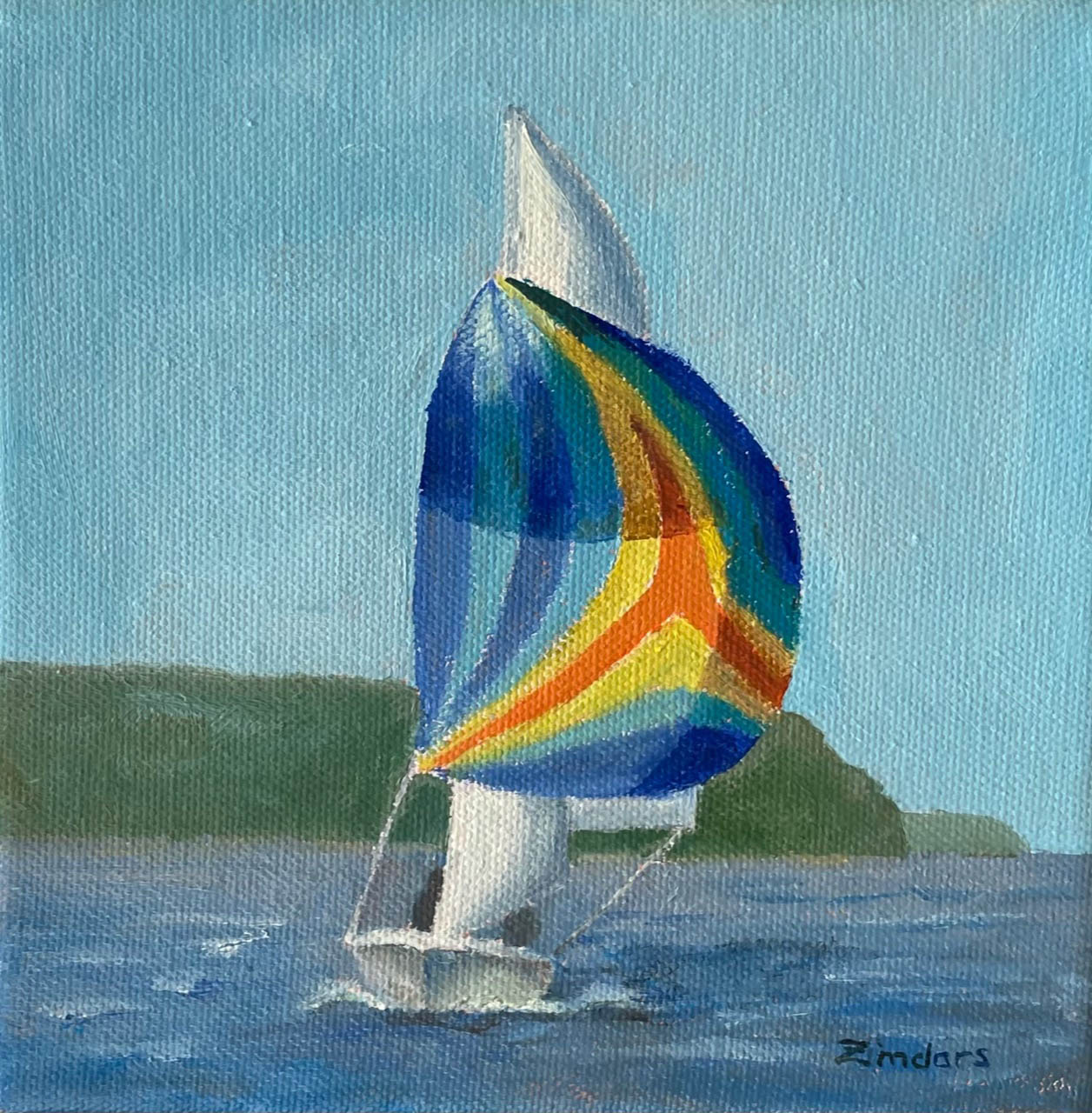 "What Goes About Comes About" | Nan Zimdars | oil on canvas