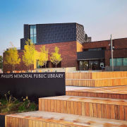 Photo of the exterior of the L.E. Phillips Memorial Public Library