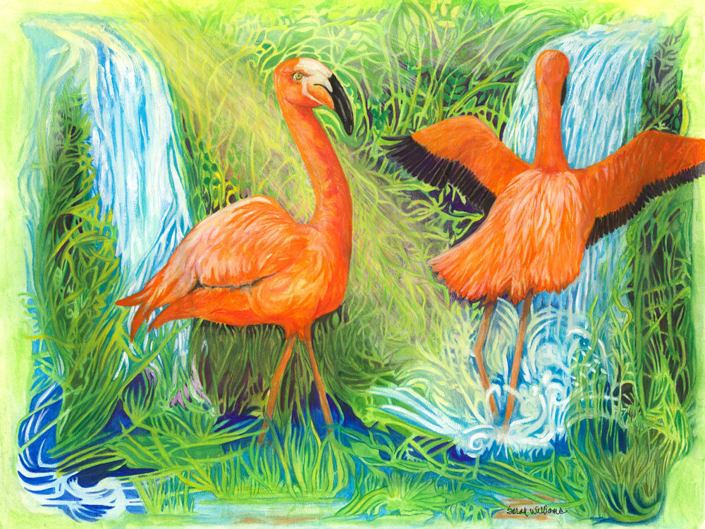 Sarah Williams | Time for Me to Fly | watercolor, watercolor pencil, gouache | $565