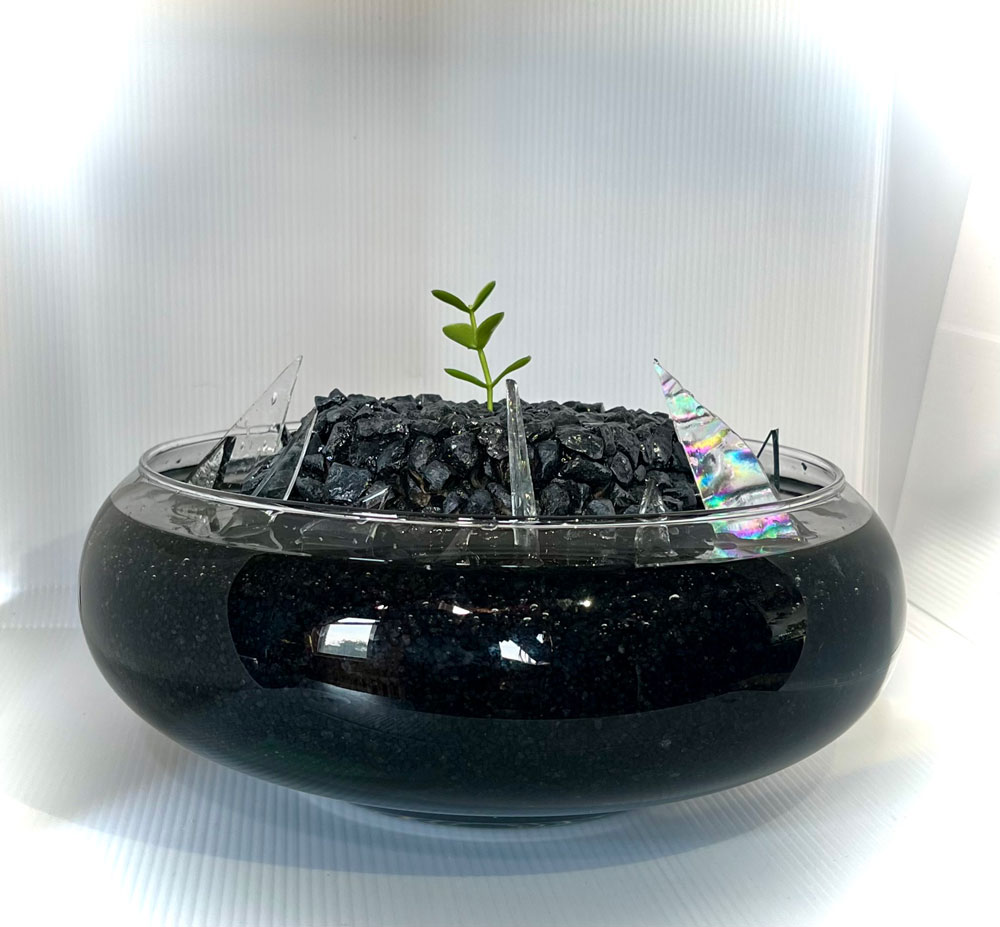 Hope Springs Eternal | Madilyn Vetter | glass, mixed media | $375