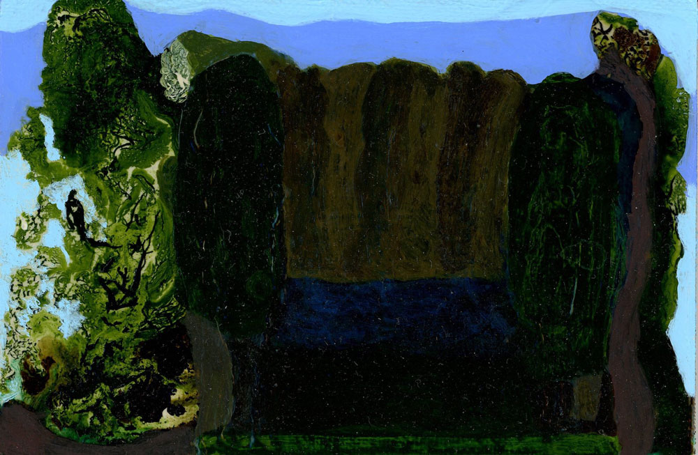 Water in the Wilderness | Sheri Klein | acrylic on linen panel | $300